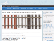 Tablet Screenshot of mein-gleis.de